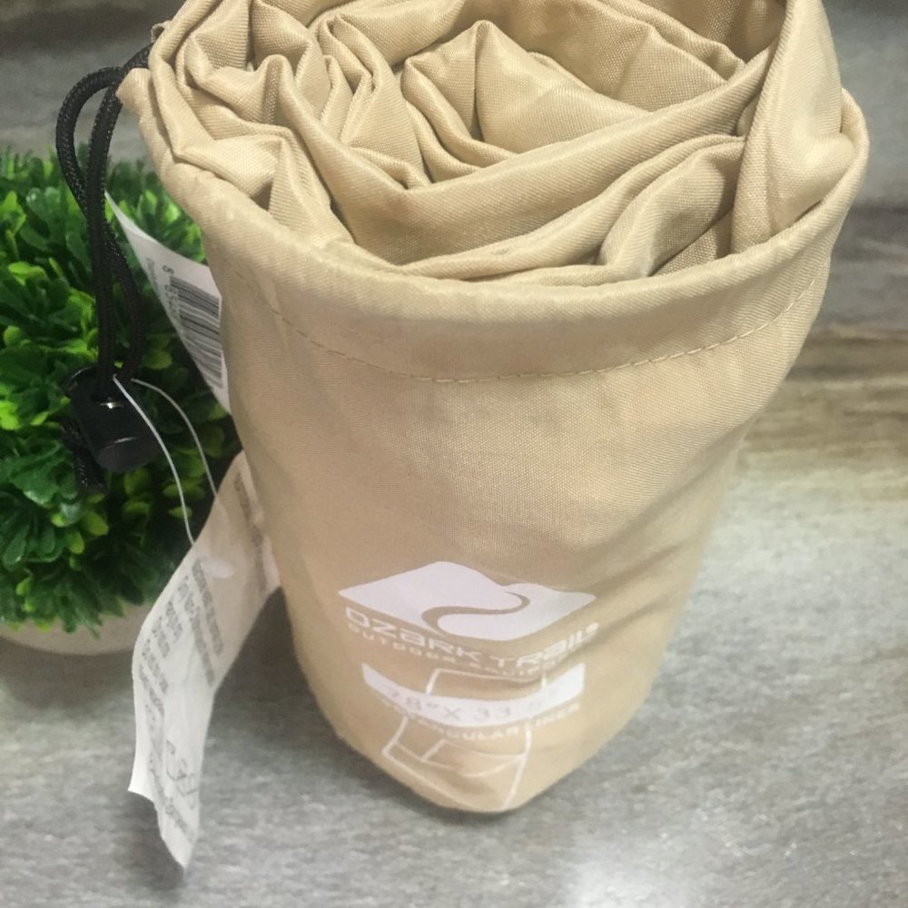 Ozark Trail Breathable Polyester Camping Sleeping Bag Liner Sheet, Beige